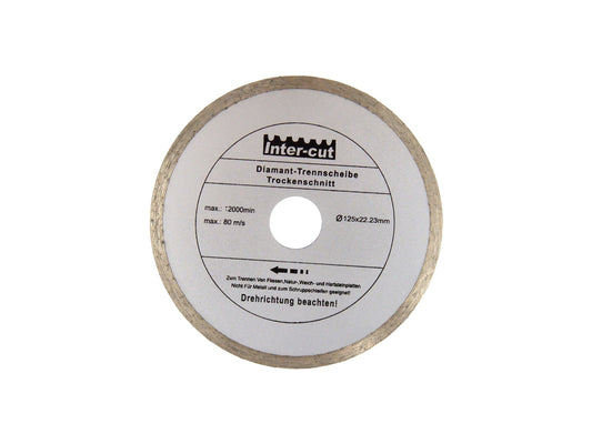 Disc diamantat gri cu profil continuu 125x22mm, Geko G00211