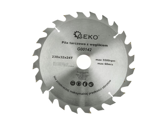 Disc pentru lemn 230x32x24T, Geko G00142