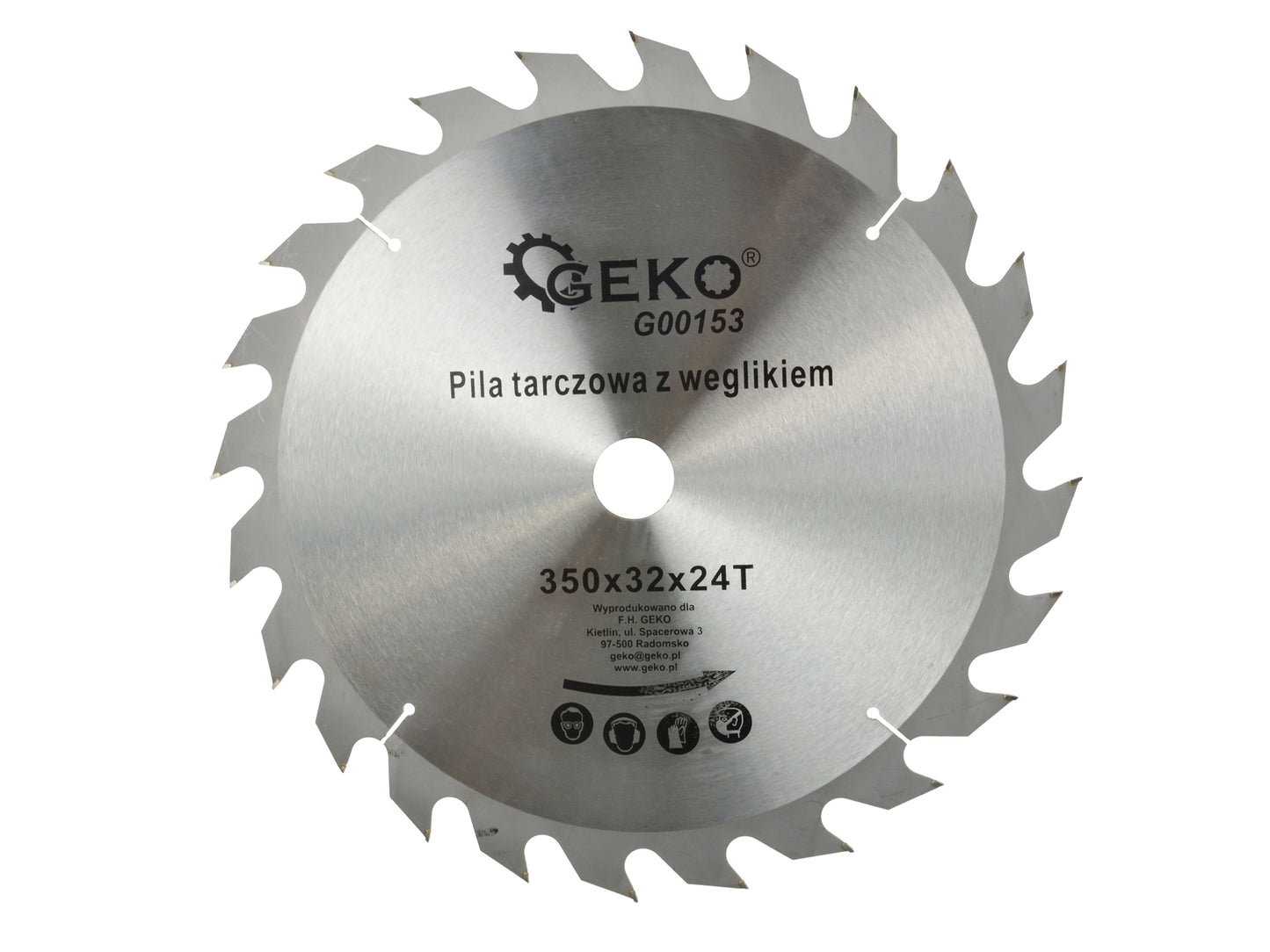 Disc pentru lemn 350x32x24T, Geko G00153