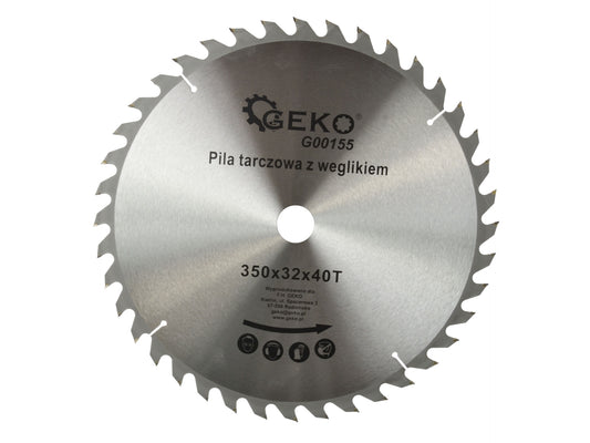 Disc pentru lemn 350x32x40T, Geko G00155