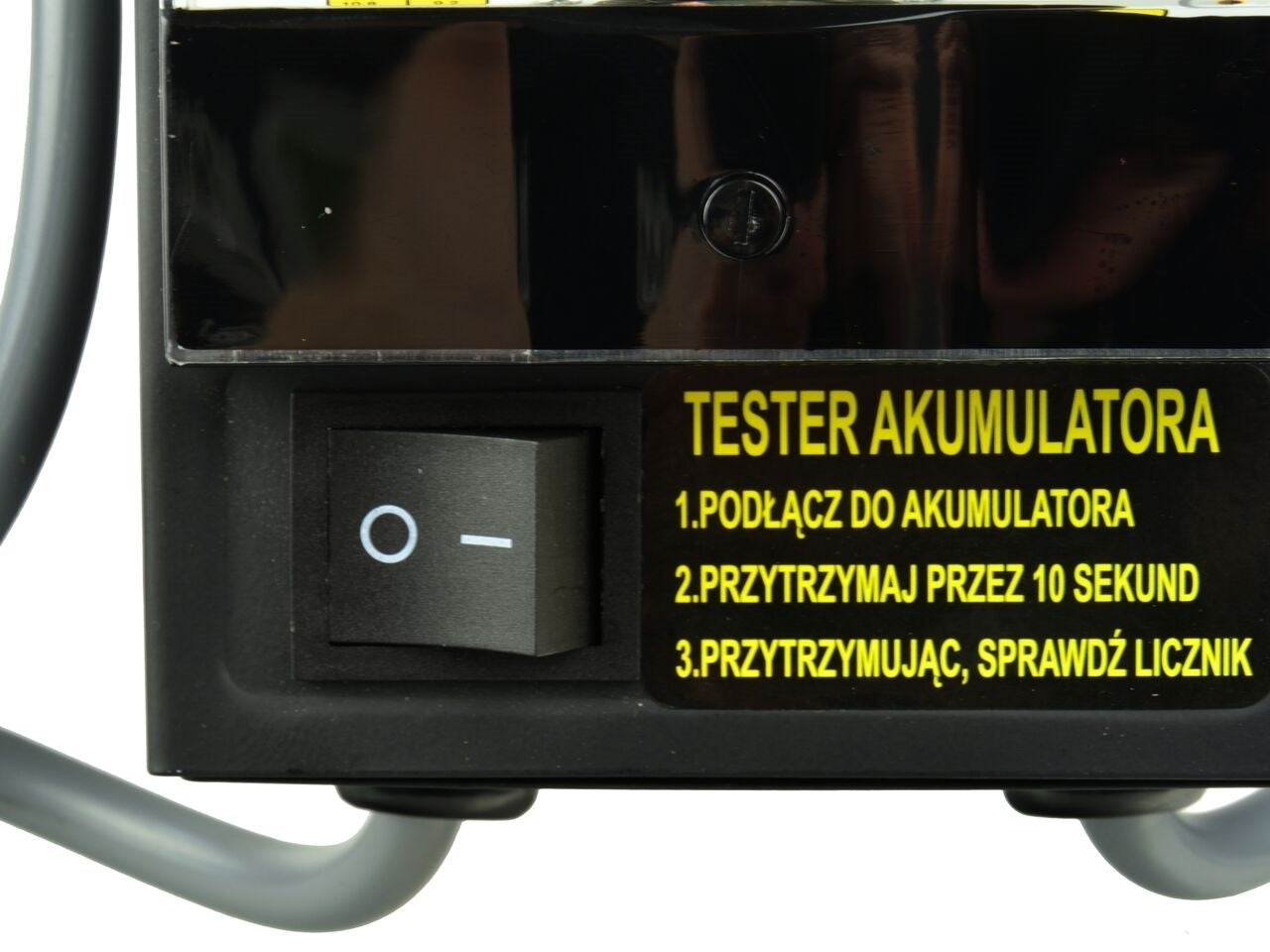 Tester analog pentru verificarea bateriilor 6/12V, Geko G80028