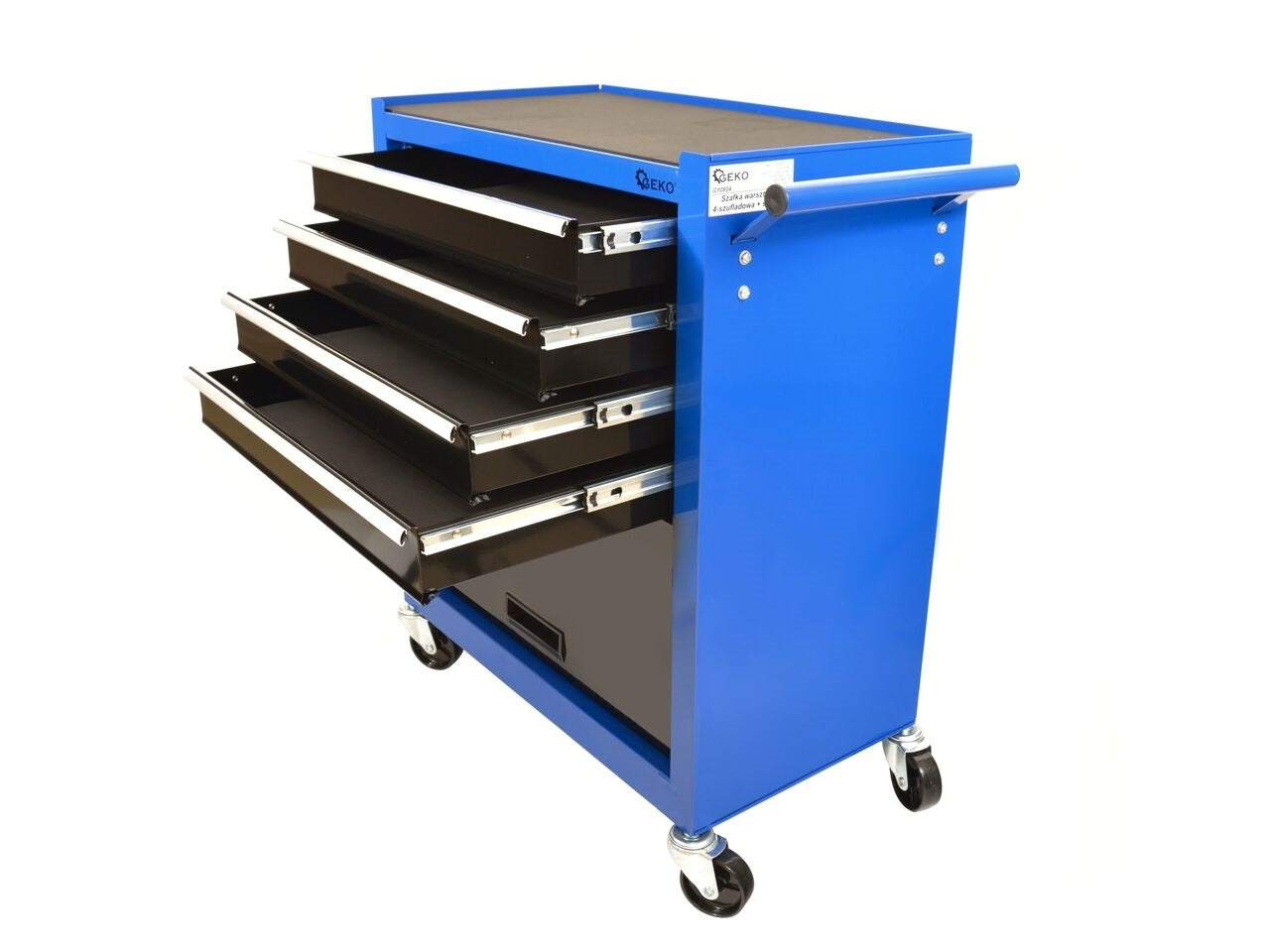 Dulap unelte organizator, 4 sertare+ spatiu depozitare, Geko G10804