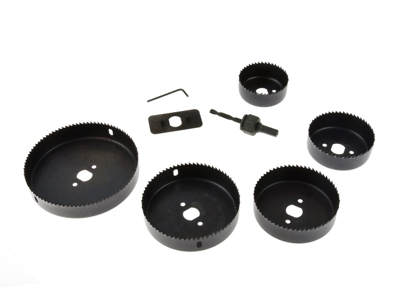 Set 8 carote pentru lemn 64-127mm + valiza, GEKO G30003