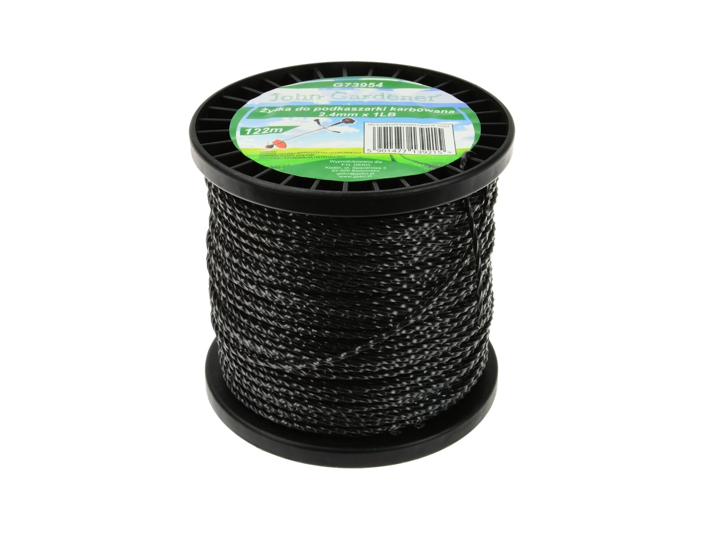 Coarda taiere pentru masini de tuns iarba, ondulata, 2.4mmx122m, GEKO G73954