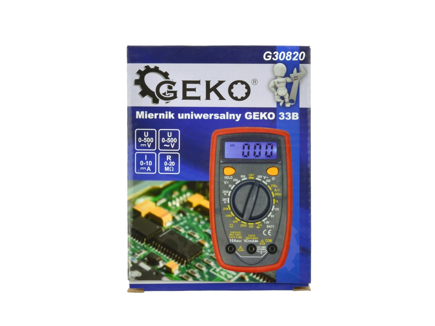 Tester digital universal 33B, GEKO G30820