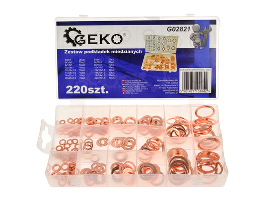 Set 220 saibe de cupru, GEKO  G02821