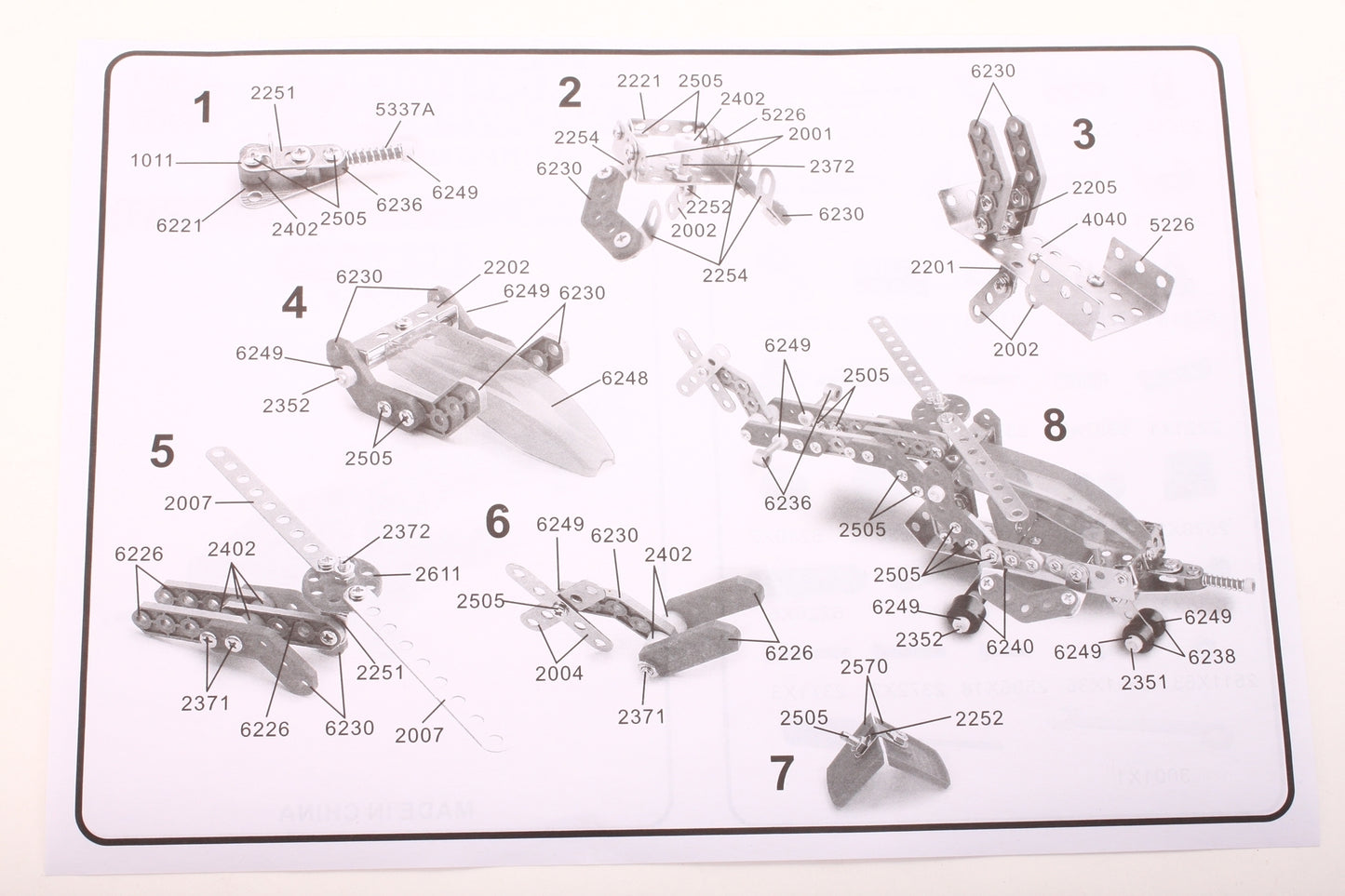 Set constructie elicopter 413 piese, MalPlay 102041