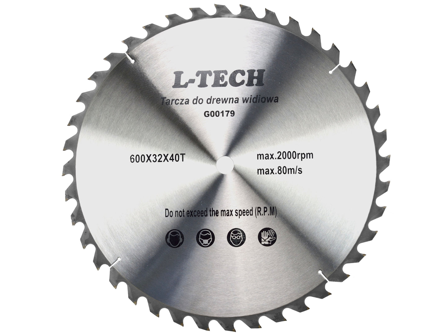 Disc pentru lemn 600x32x40T, GEKO G00179