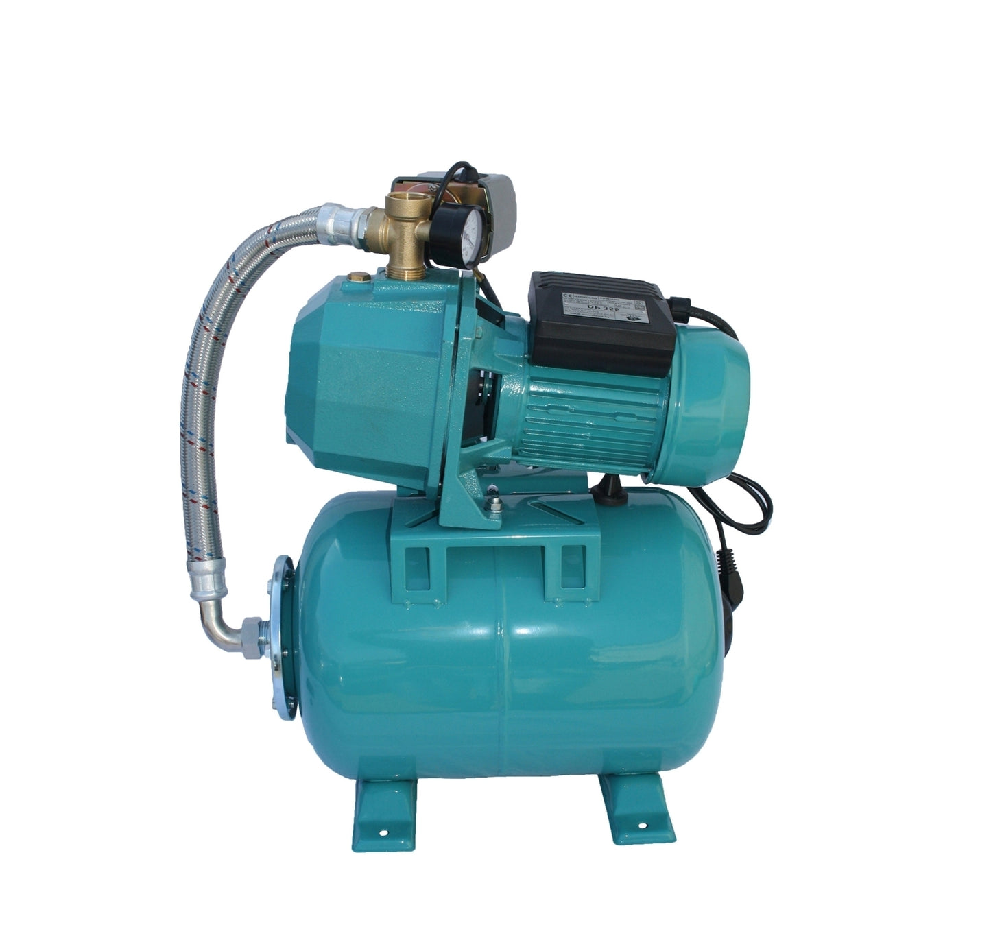 Hidrofor de mare adancime 23m cu ejector Omnigena DP355/24, rezervor 24 litri, 0.75 kW + set 4 stuturi filetate, OM5003/24+S