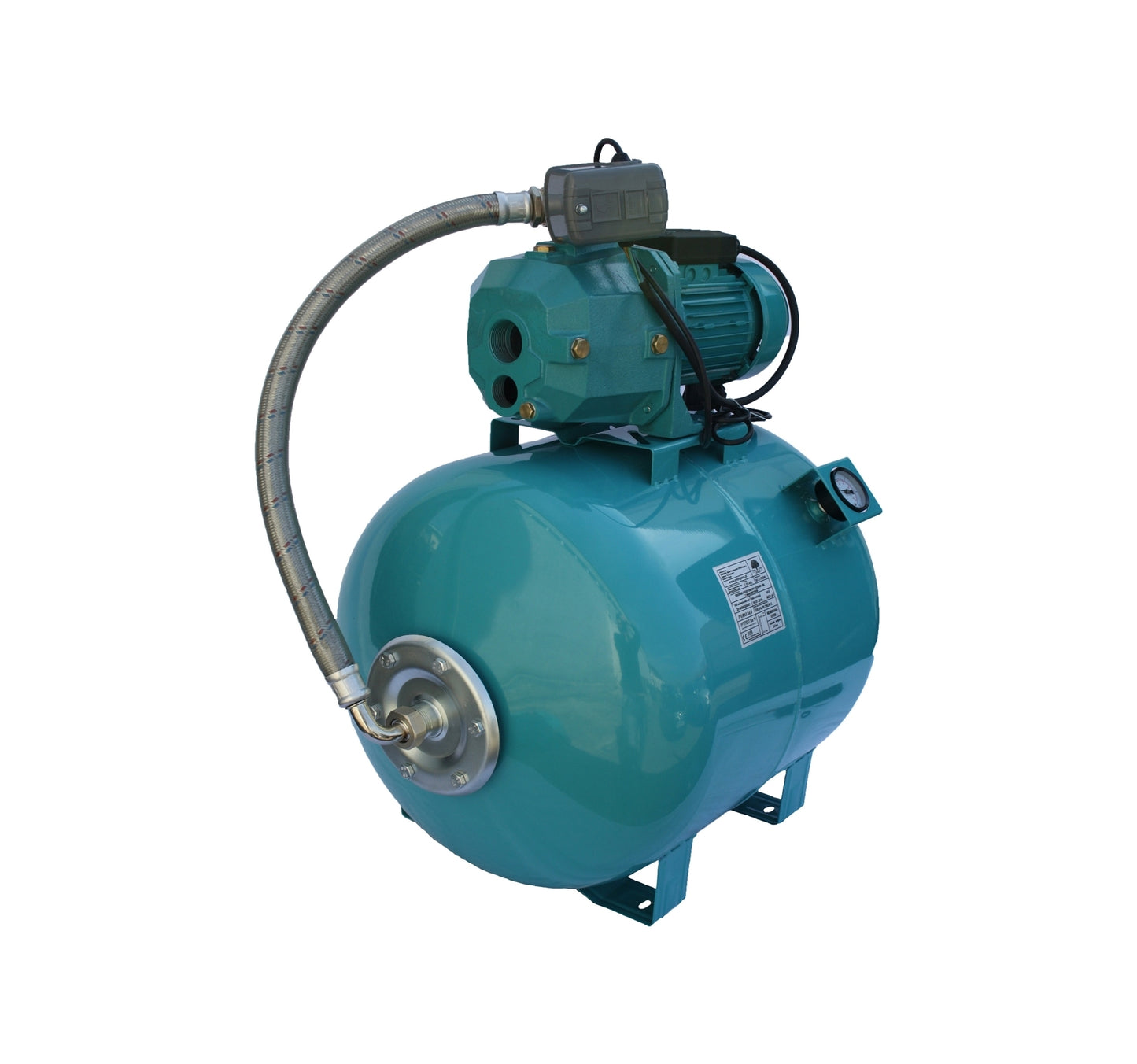 Hidrofor de mare adancime 23m cu ejector Omnigena DP355/80, rezervor 80 litri cu manometru, 0.75 kW, OM5003/80M