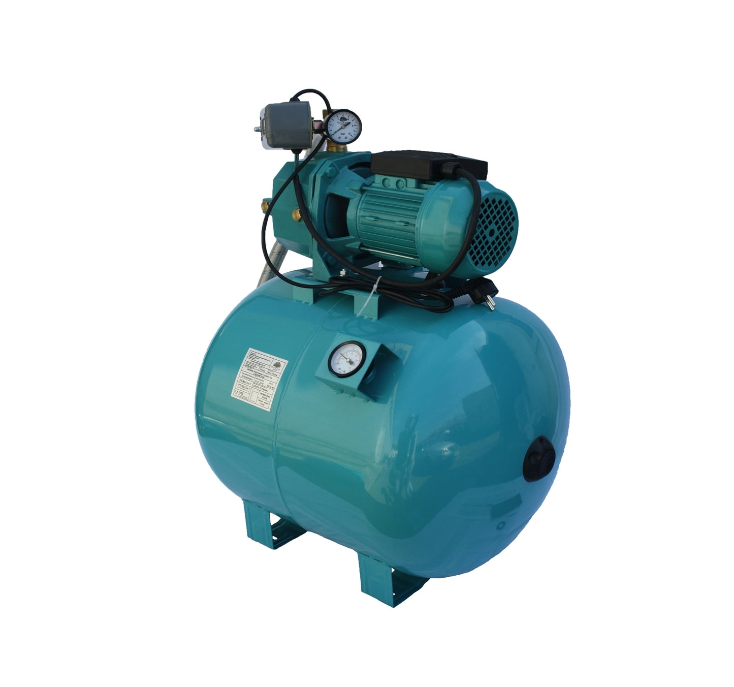 Hidrofor de mare adancime 23m cu ejector Omnigena DP355/80, rezervor 80 litri cu manometru, 0.75 kW, OM5003/80M