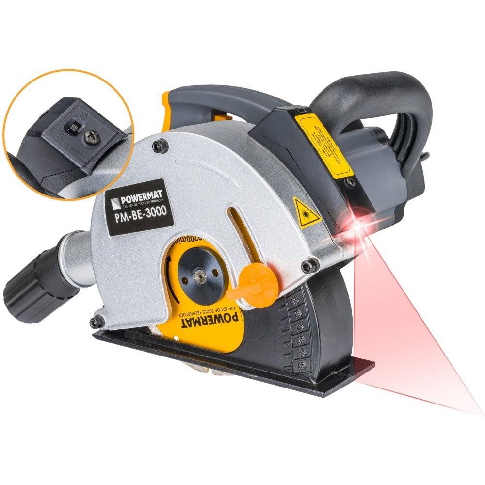 Masina de taiat caneluri in zidarie/pereti 3000W, Powermat PM-BE-3000