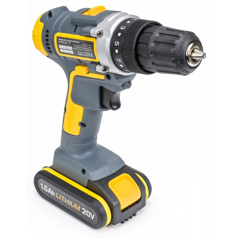 Masina de insurubat cu acumulator, Powermat PM-WA-20V1-YU
