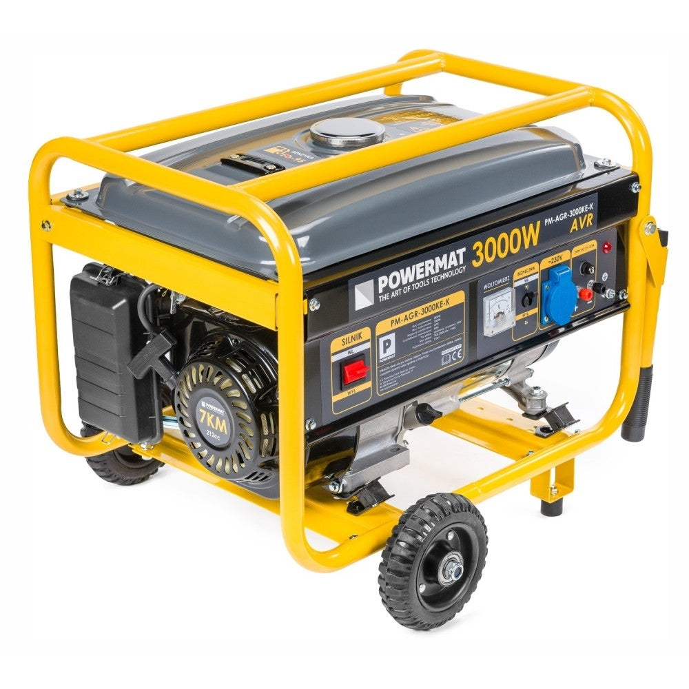 Generator de energie 3000W, Powermat PM-AGR-3000KE-K