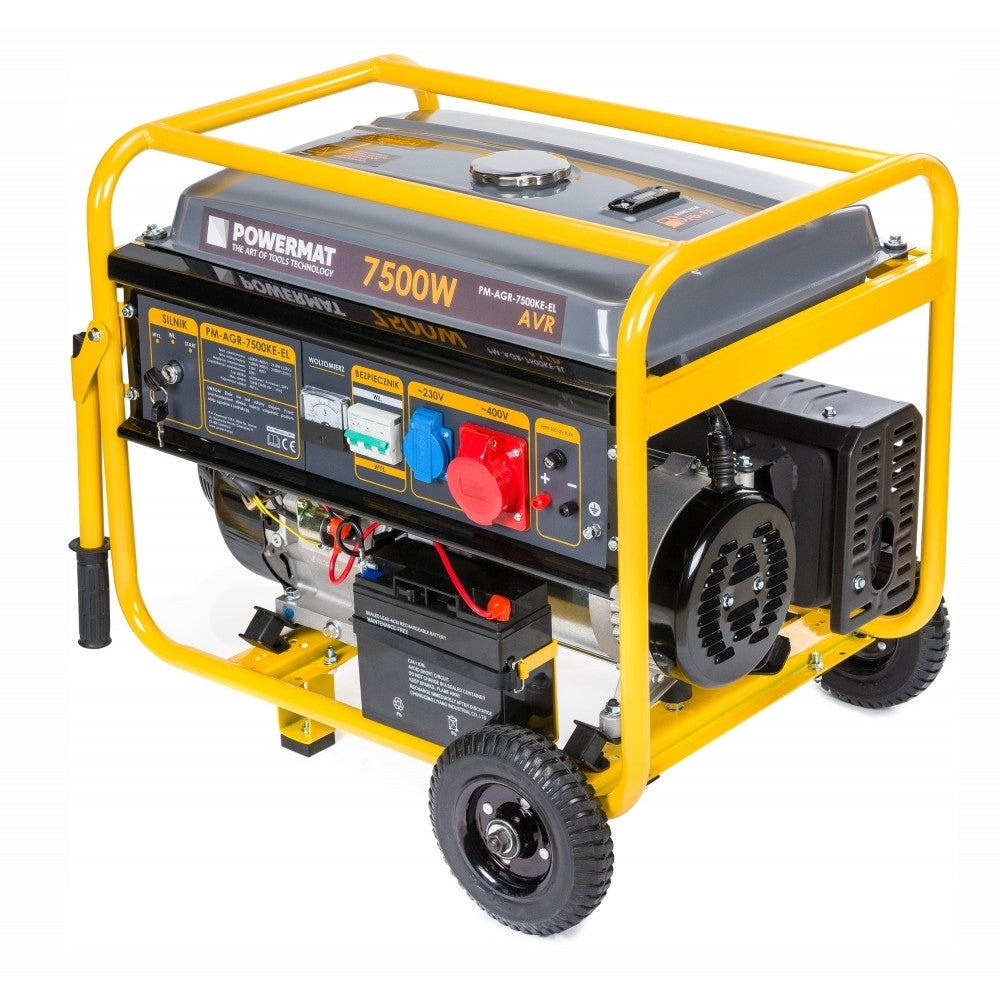 Generator de energie 7500W, Powermat PM-AGR-7500KE-EL