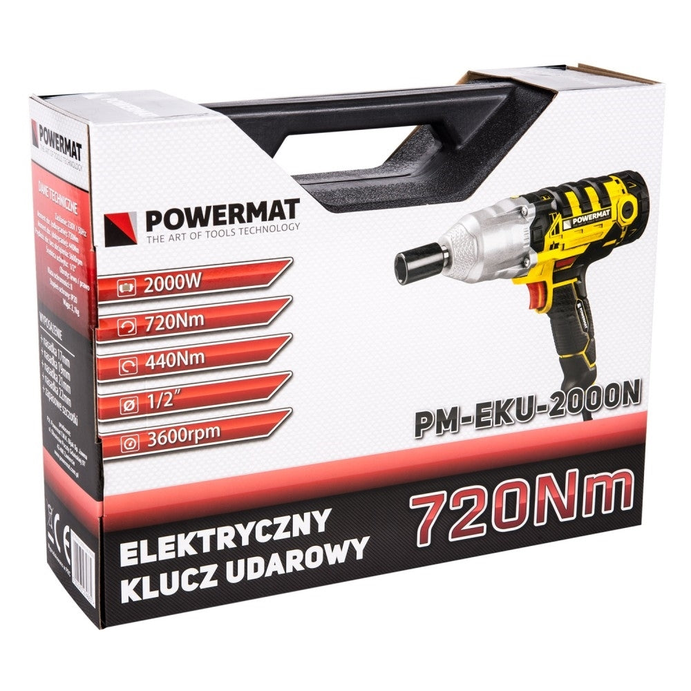 Cheie de impact 720NM 2000W, Powermat PM-EKU-2000N