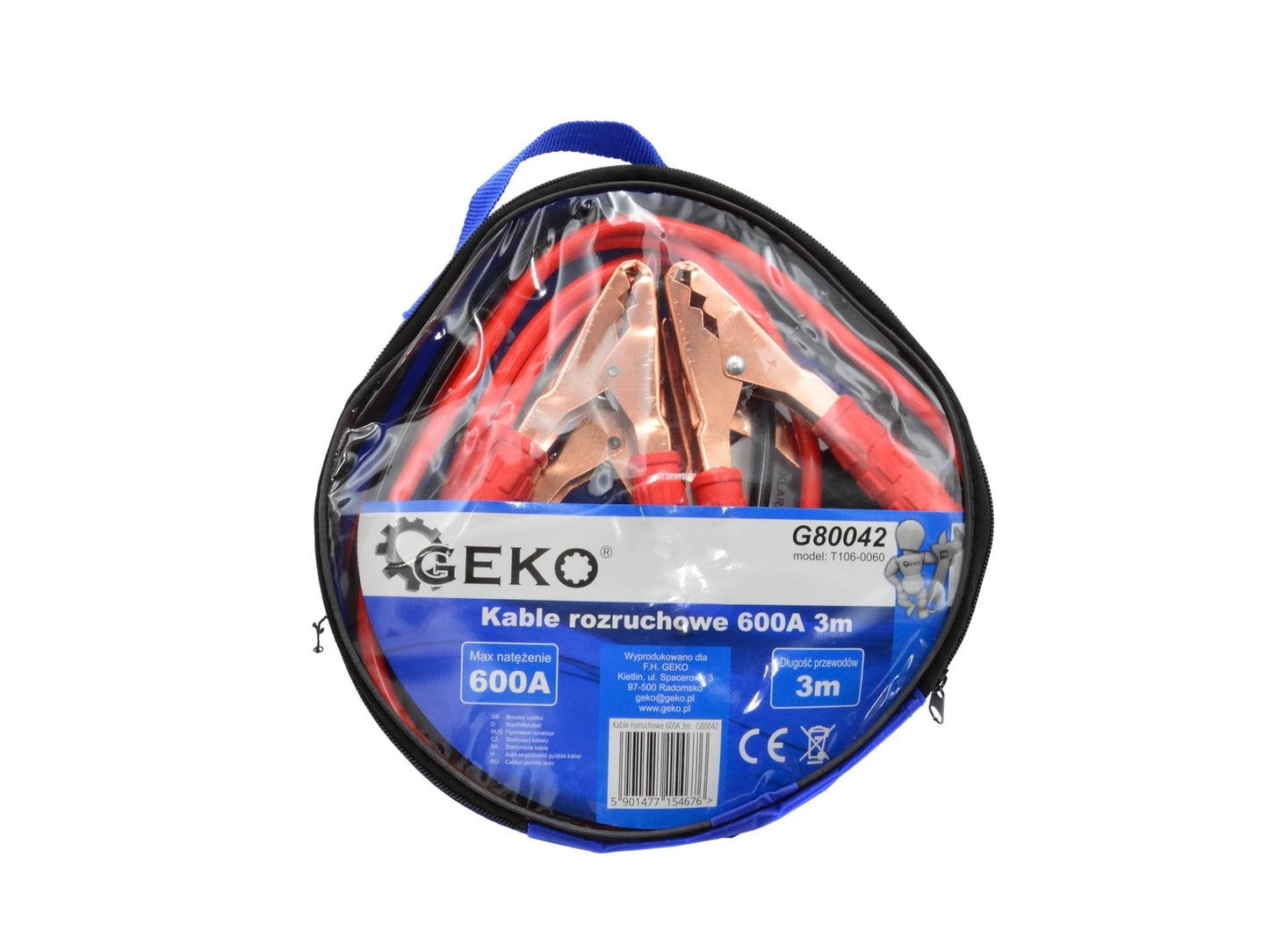 Cabluri de pornire 600A 3m, GEKO G80042