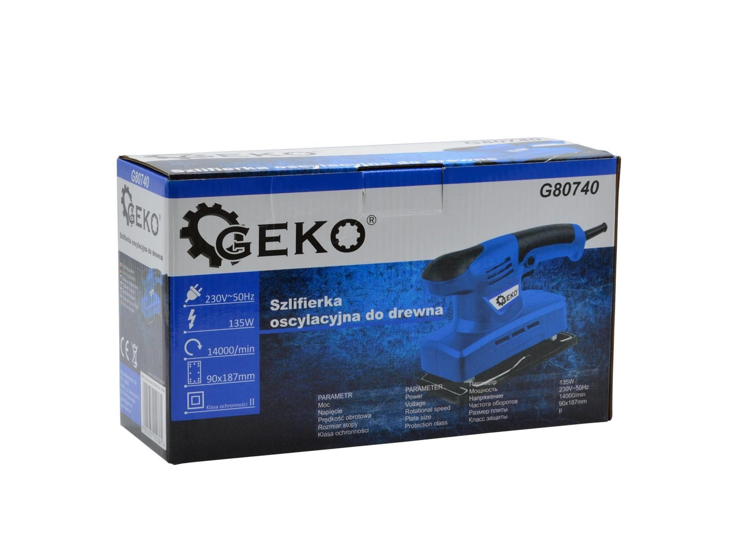 Slefuitor electric 135W 90x187mm, GEKO G80740