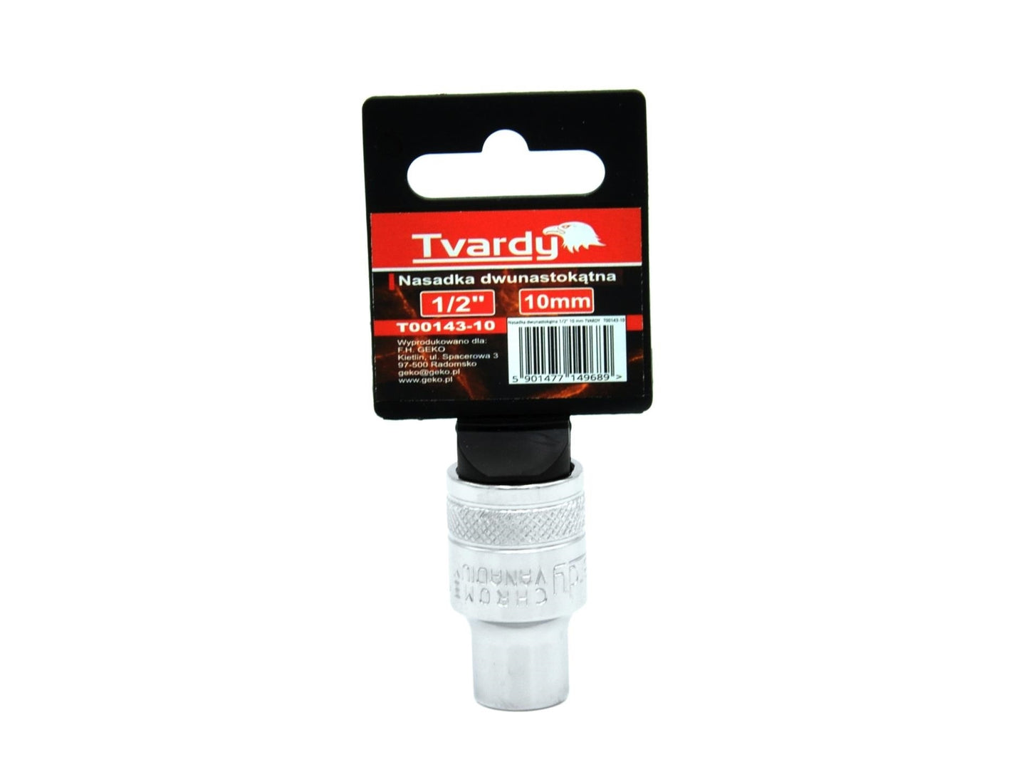 Tubulara cu 12 puncte 1/2" 10 mm, Tvardy T00143-10