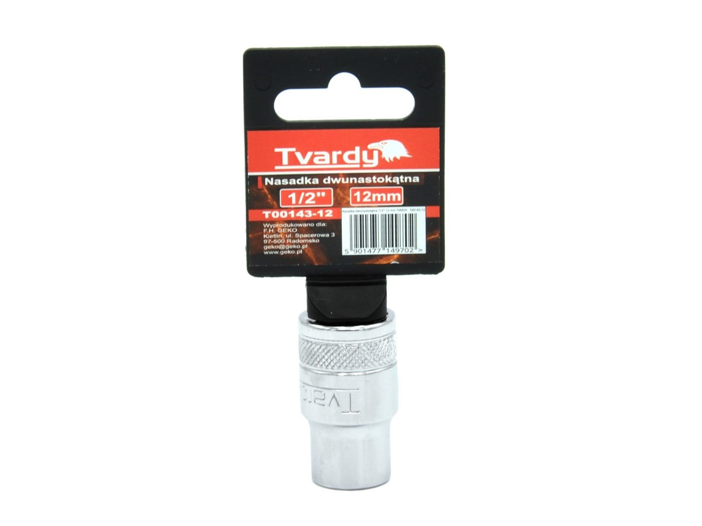 Tubulara cu 12 puncte 1/2" 12mm, Tvardy T00143-12