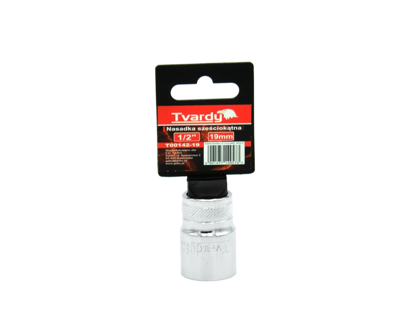 Tubulara cu 12 puncte 1/2" 19mm, Tvardy T00143-19