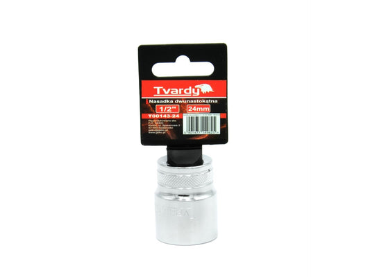 Tubulara cu 12 puncte 1/2" 24 mm, Tvardy T00143-24