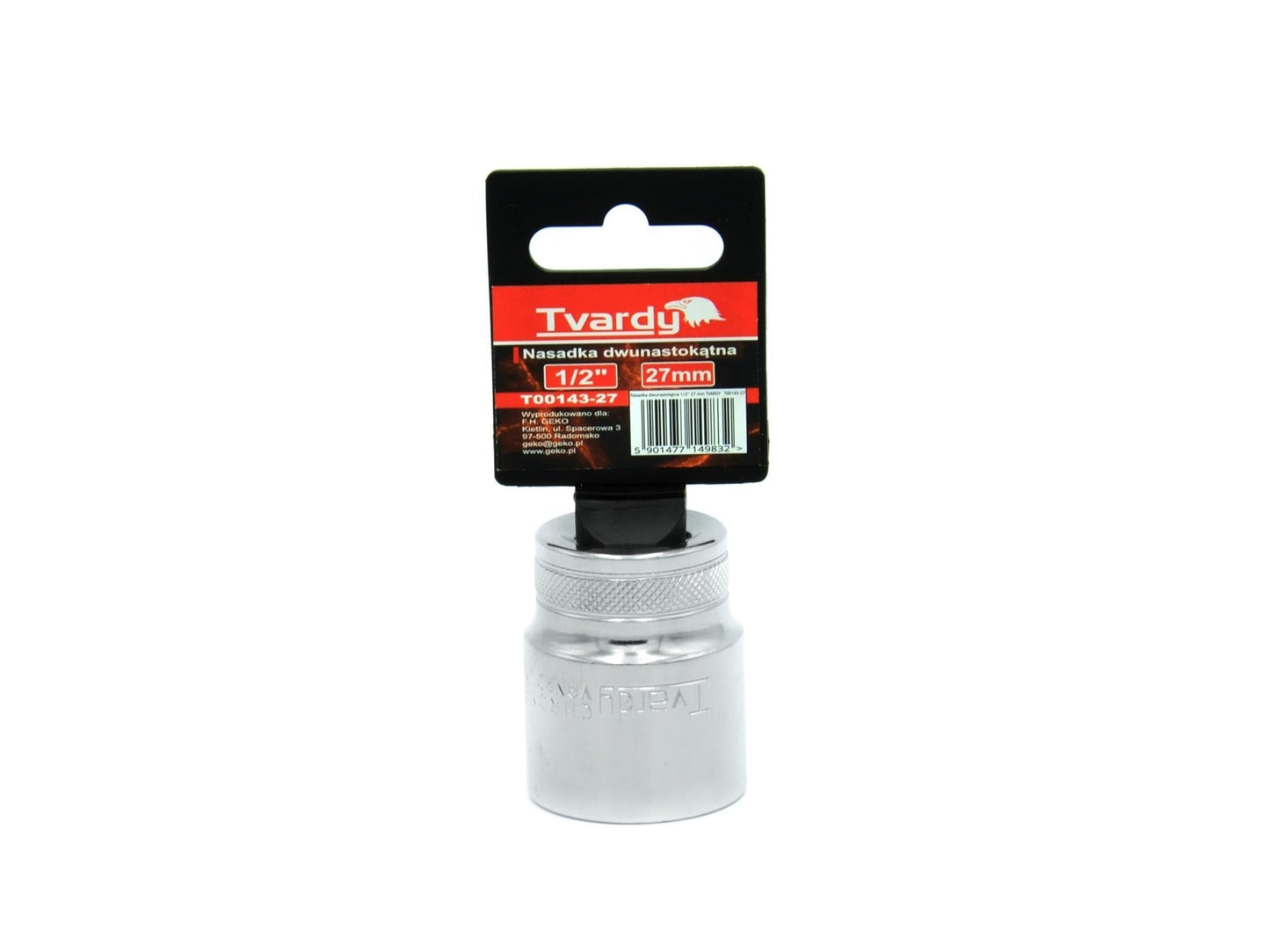 Tubulara de 12 puncte 1/2" 27 mm, Tvardy T00143-27