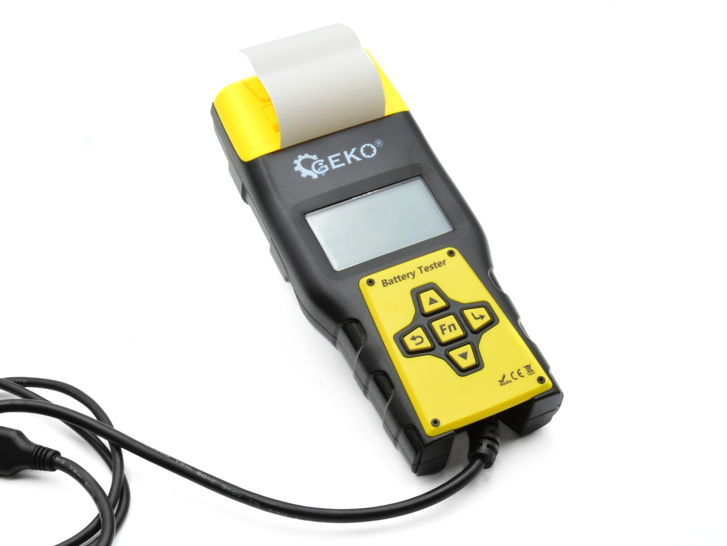 Tester de diagnostic al bateriei cu imprimanta, GEKO G02944