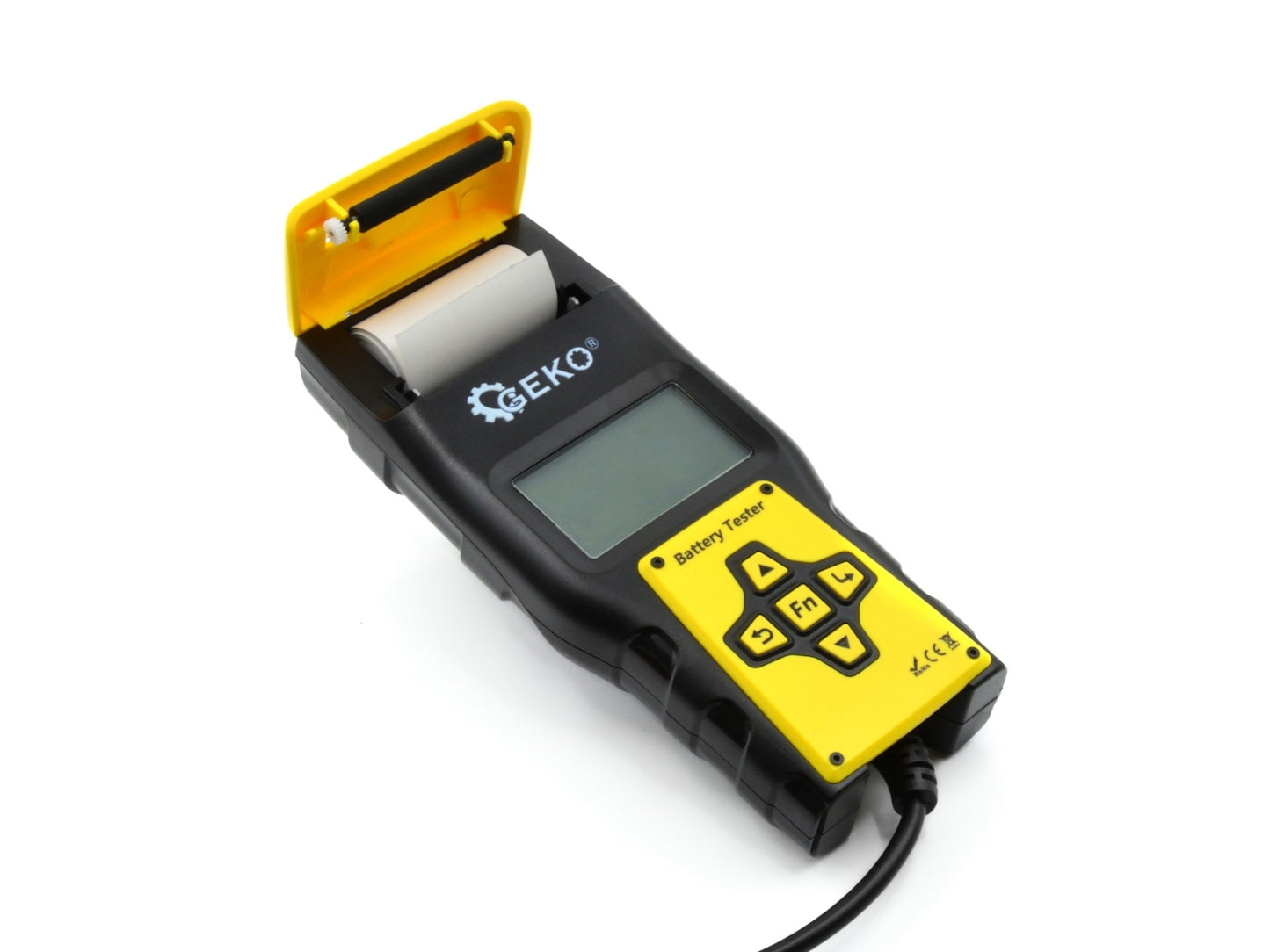 Tester de diagnostic al bateriei cu imprimanta, GEKO G02944