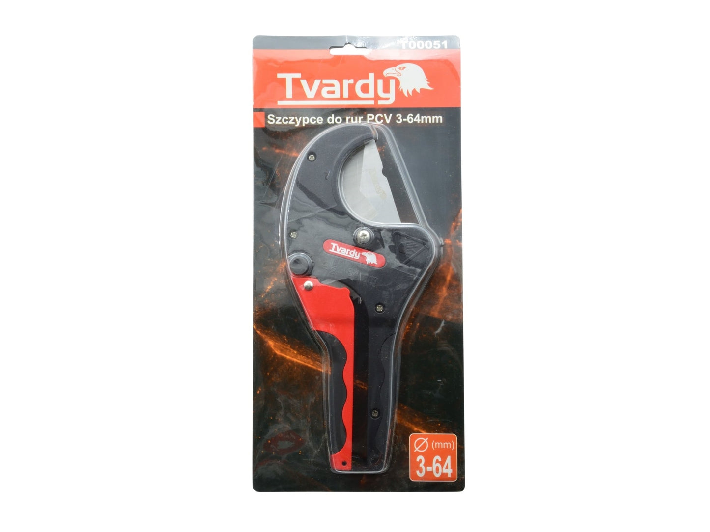 Foarfece pentru conducte din PVC 3-64mm, TVARDY T00051