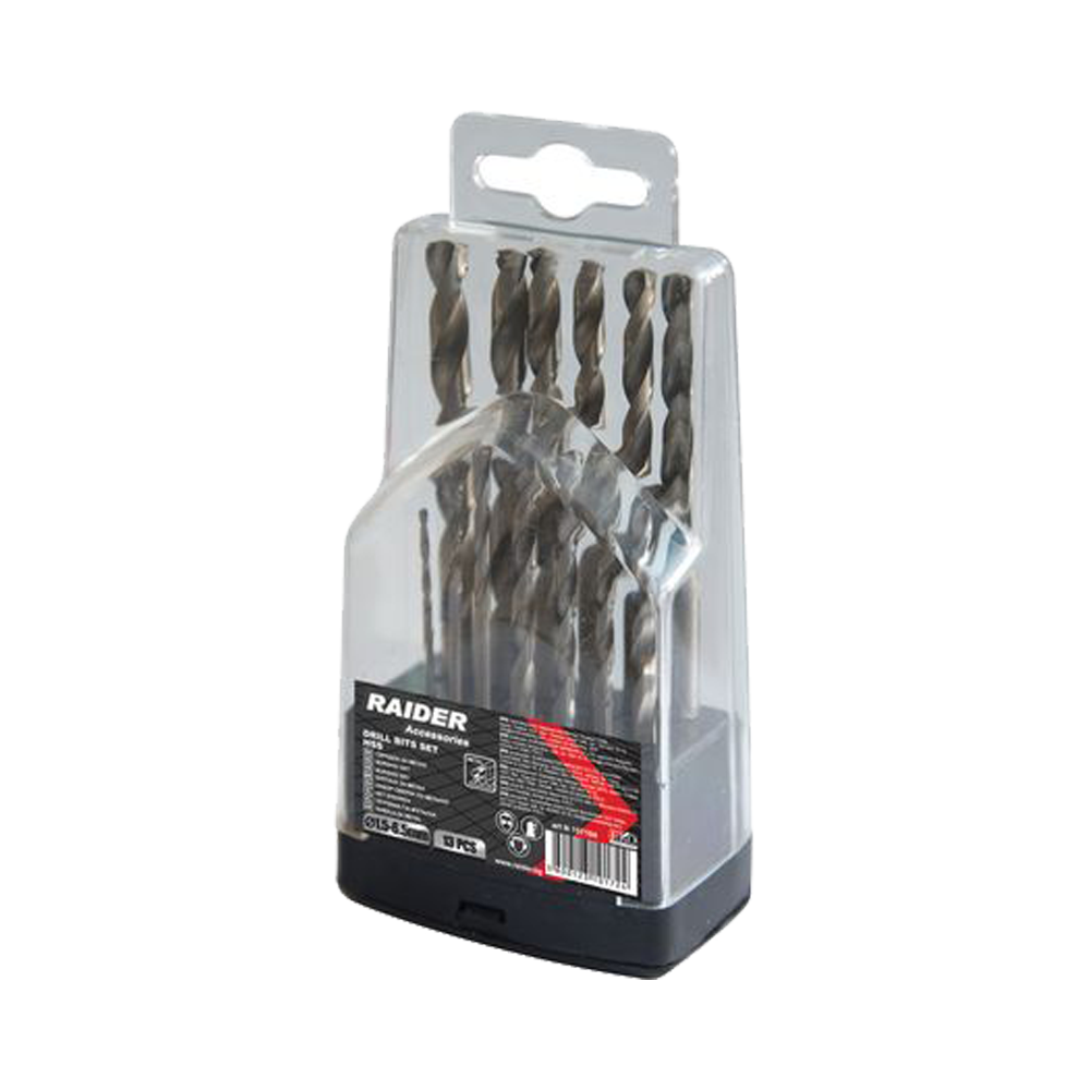 Set burghie ø1.5-6.5mm HSS 13 bucati, Raider 157104