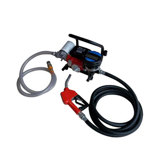 Set pompa electrica pentru transfer combustibil + accesorii Ibo Dambat  AOP60E, 30m, 60 l/min, 370W, 230V, 1", IB050007