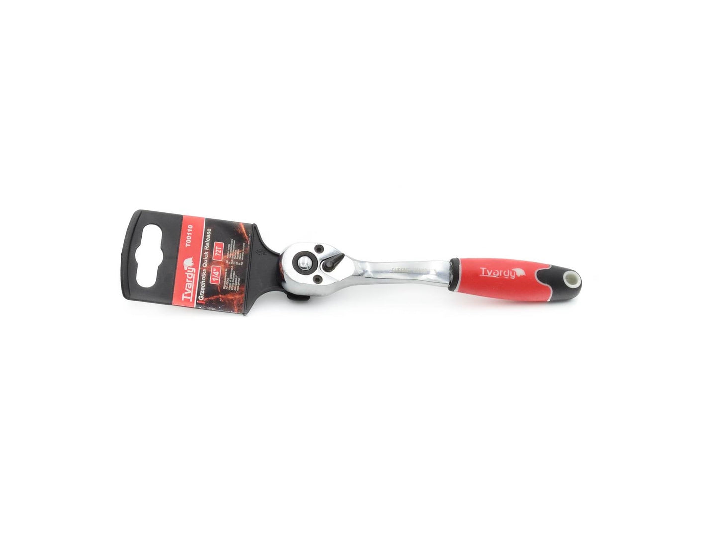 Cheie cu clichet 1/4" 72T, TVARDY T00110