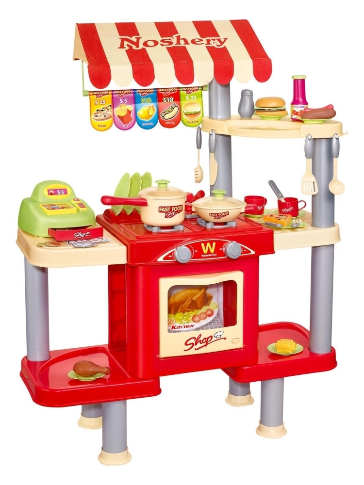 Set magazin de bucatarie, stand de piata Malplay, 103139