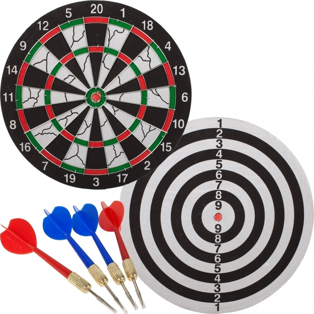 Tabla de dart + 4 sageti, Malplay 100244