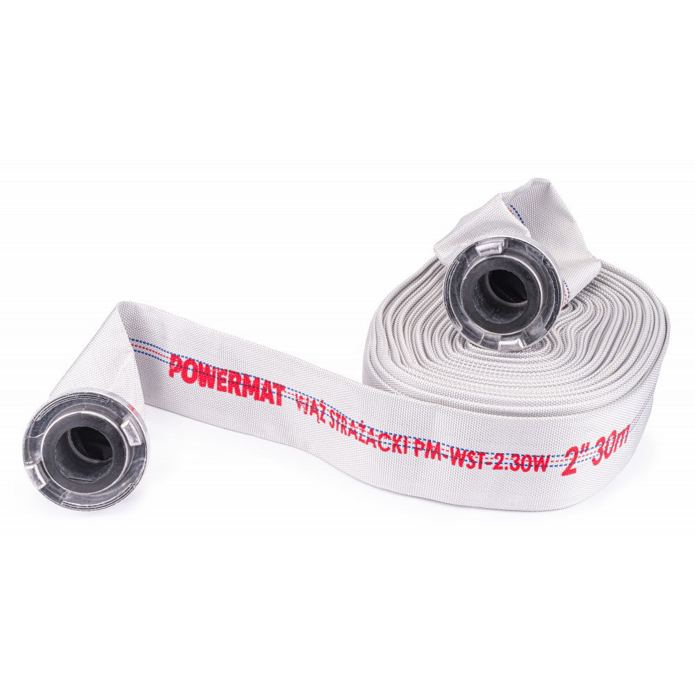 Furtun de incendiu cu cuplaj 2" 30m, Powermat PM-WST-2.30W