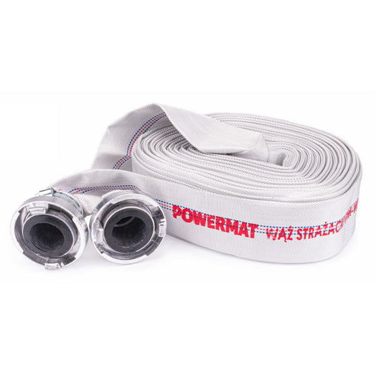 Furtun de incendiu cu cuplaj 2" 30m, Powermat PM-WST-2.30W