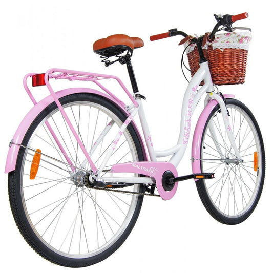 Bicicleta 28" MalTrack DREAMER City Nexus alba-roz, 107774