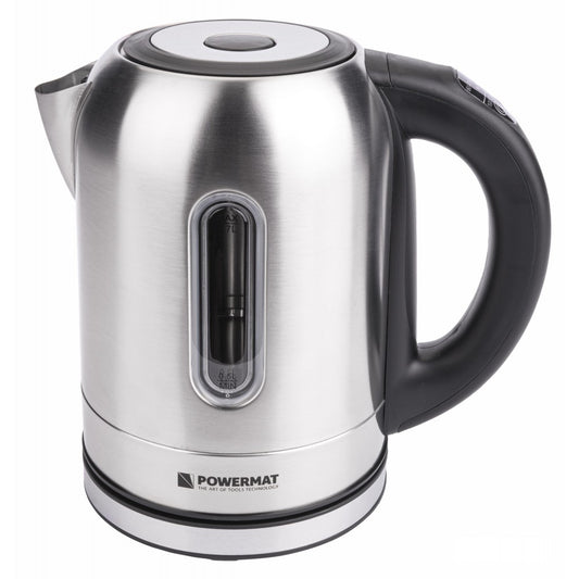 Ceainic electric din otel cu LED 2200W, Powermat PM-ECB-17-SRGBT