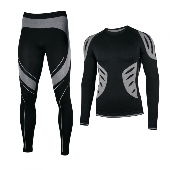 Set imbracaminte termica ACTIVE KPL BLACK, marimea L