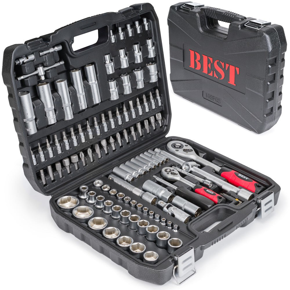 Set 108 chei cu soclu BEST CRV, Powermat PM-BK-108-01