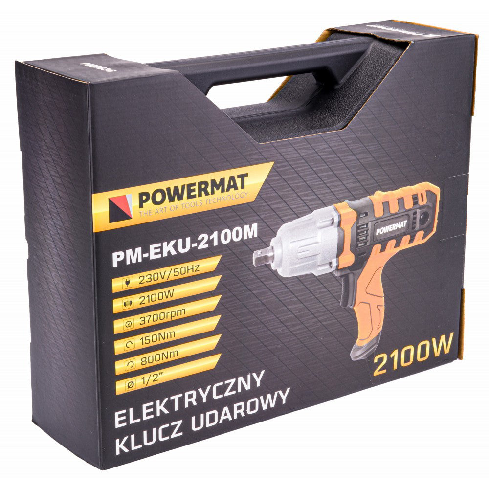 Pistol electric de impact 800Nm, Powermat PM-EKU-2100M