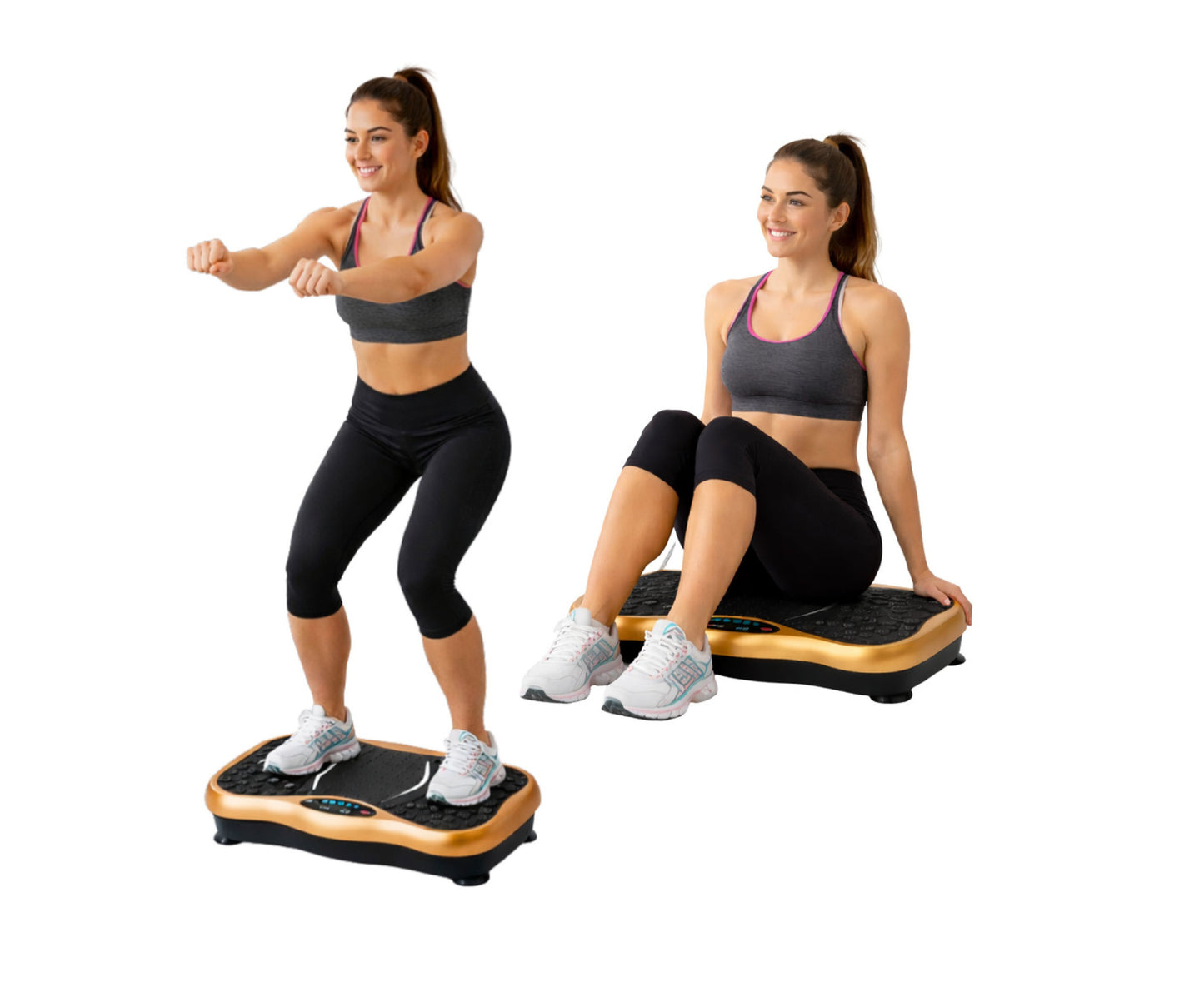 Aparat vibromasaj fitness cu conectivitate Bluetooth, 200 W, Lean 29295