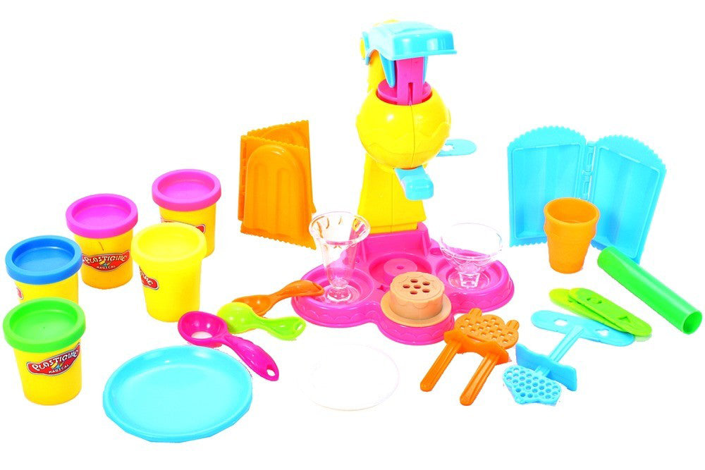 Set pentru prepararea inghetatei din plastelina, Malplay 102993