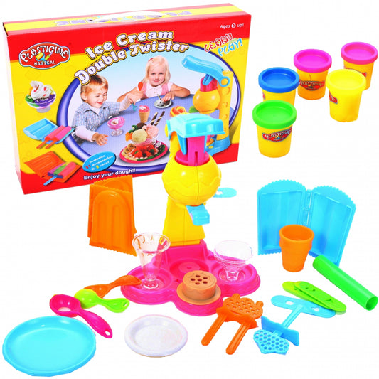 Set pentru prepararea inghetatei din plastelina, Malplay 102993