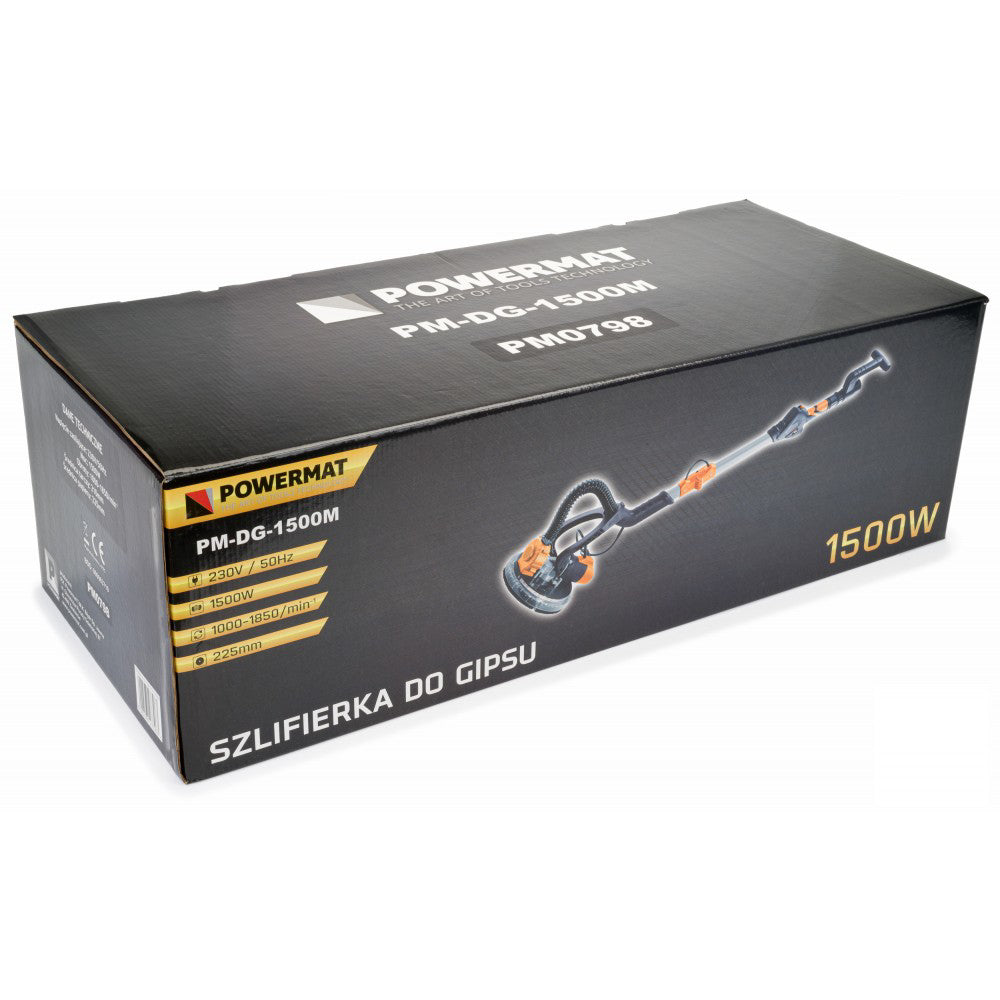 Slefuitor de gips tip Girafa 1500W LED, Powermat PM-DG-1500M