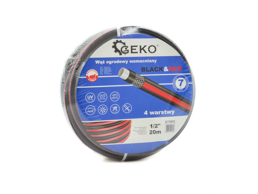 Furtun de gradina BLACK & RED 1/2" 30m, GEKO G73693