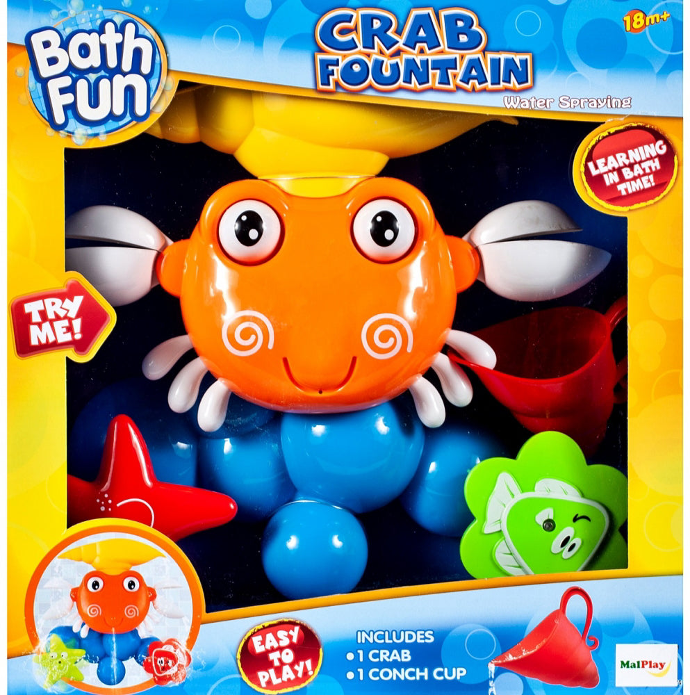 Crab de jucarie pentru baie, Malplay 107000