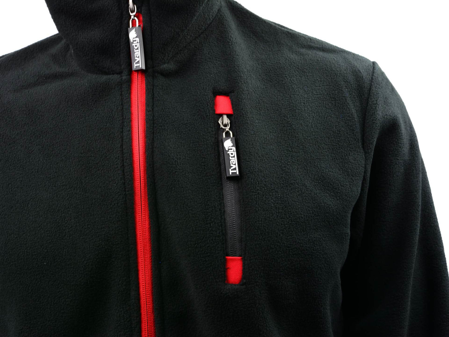 Hanorac negru din lana, marimea XL, Tvardy T01100-XL