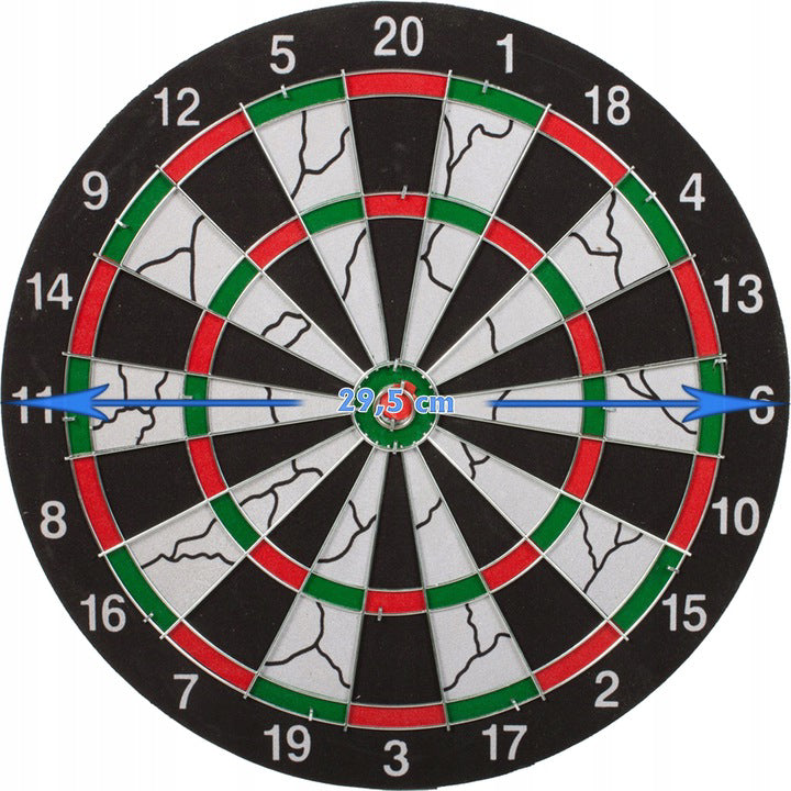 Tabla de dart + 4 sageti, Malplay 100244